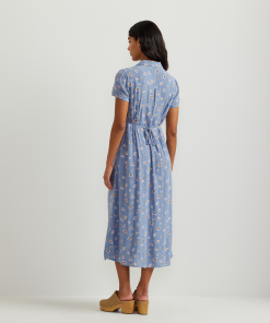 Alternative view of Women's Camp Collar Short-Sleeve Midi Dress