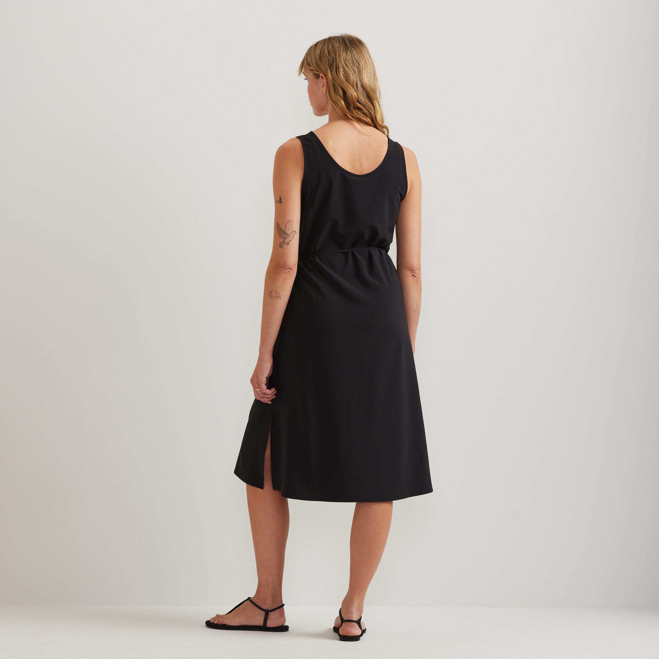 Women's Departure Tie Front Midi Dress - Image 2