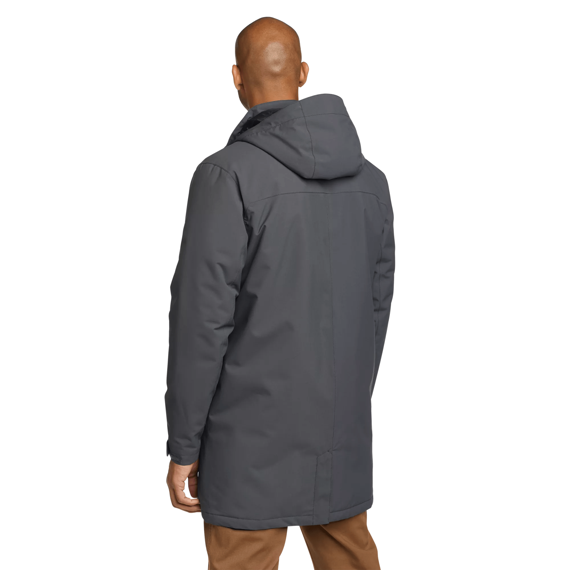 Men's Mainstay Insulated Waterproof Hooded Trench Coat - Image 9