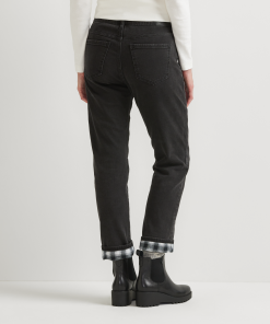 Alternative view of Women's Boyfriend Flannel-Lined Jeans