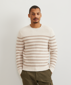 Alternative view of Men's Signature Roll Neck Sweater - Stripe