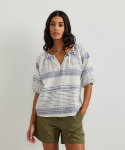 Women's Dobby Striped Shirt