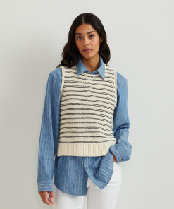Women's Striped Sweater Tank