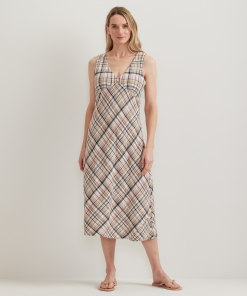 Women's Crinkle Midi Dress