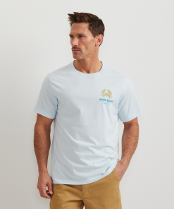 Alternative view of Men's EB Fish Layout T-Shirt