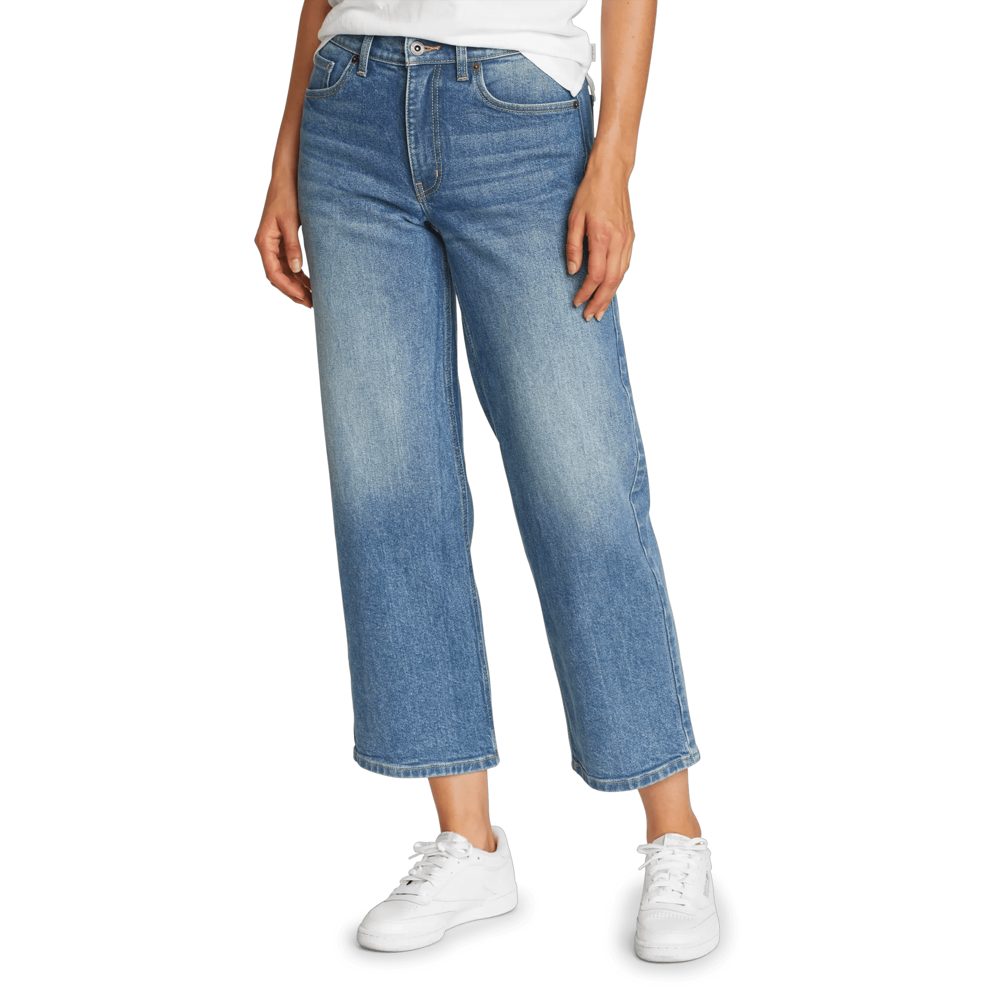 Women's Authentic Everyday High-Rise Cropped Jeans - Image 3