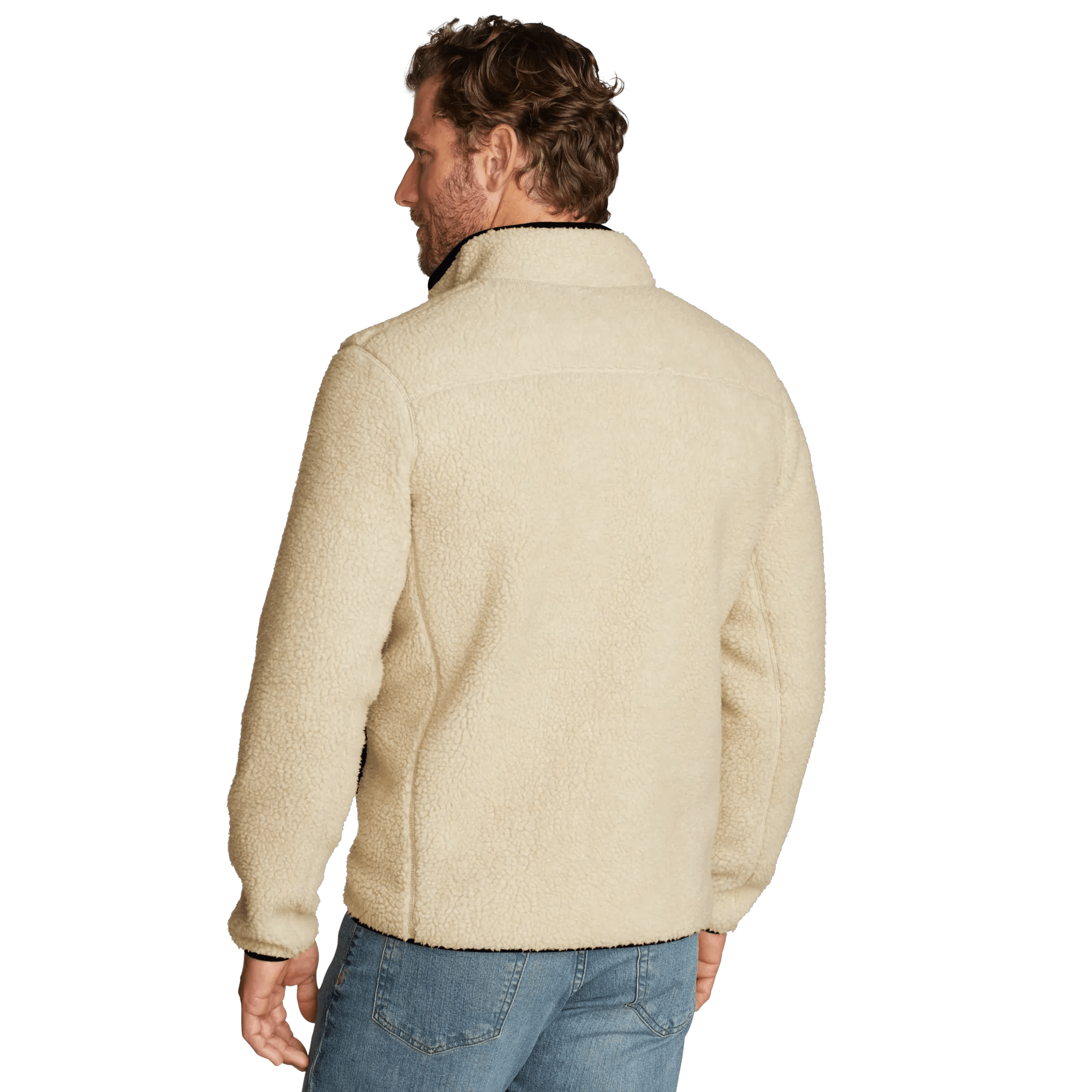Men's Chilali Faux Shearling Fleece Jacket - Image 4