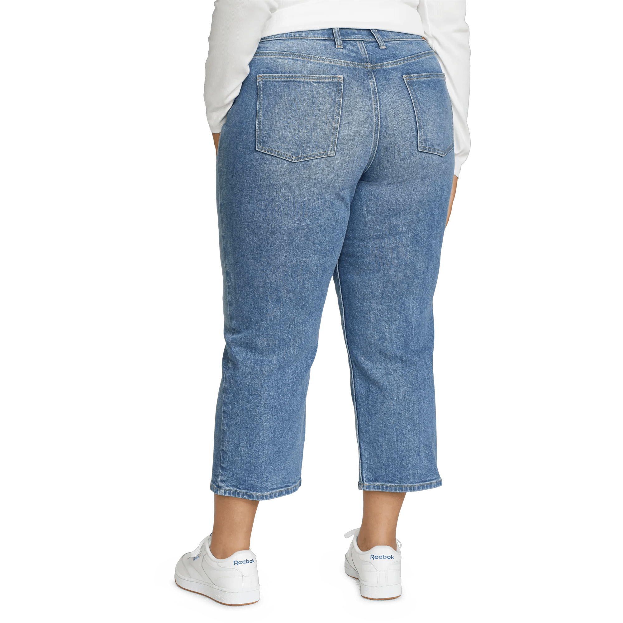 Women's Authentic Everyday High-Rise Cropped Jeans - Image 12