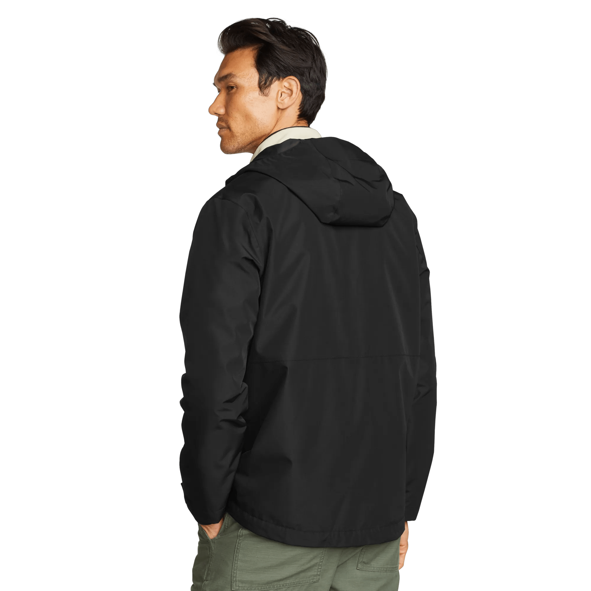 Men's Seaward Waterproof Hooded Rain Jacket - Image 3