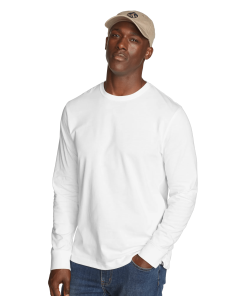 Men's Legend Wash 100% Cotton Long-Sleeve Classic T-Shirt