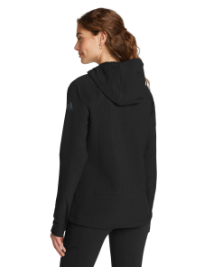 Alternative view of Women's Sandstone Backbone Grid Shell Hoodie