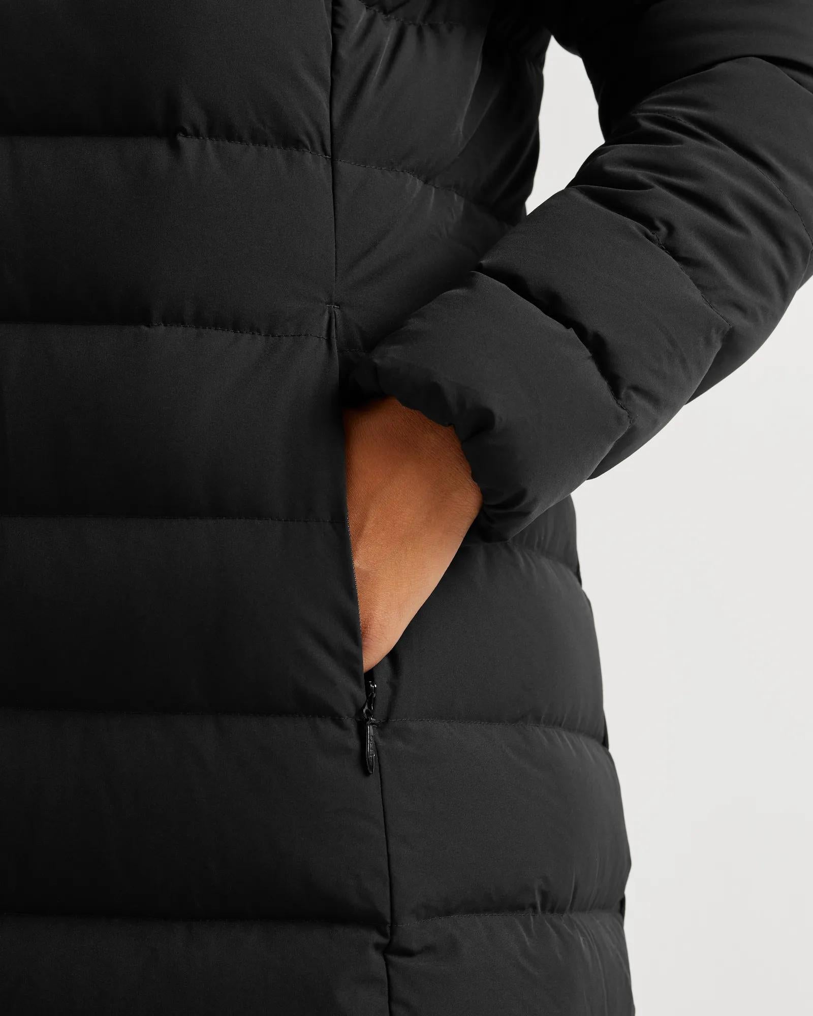 Women's EB Stretch Down Hooded Duffle Coat - Image 12