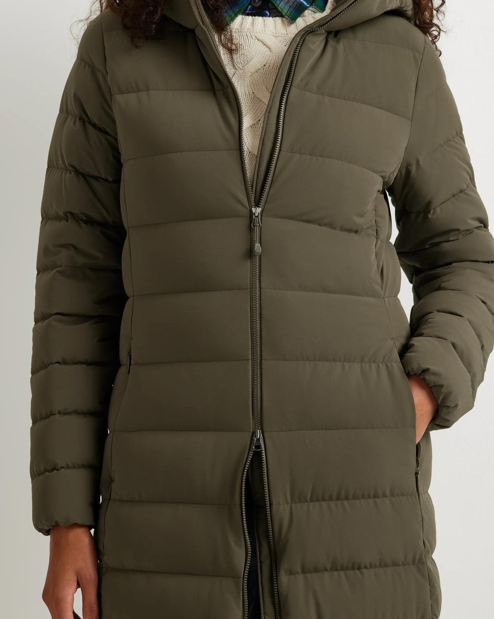 Women's EB Stretch Down Hooded Duffle Coat - Image 11