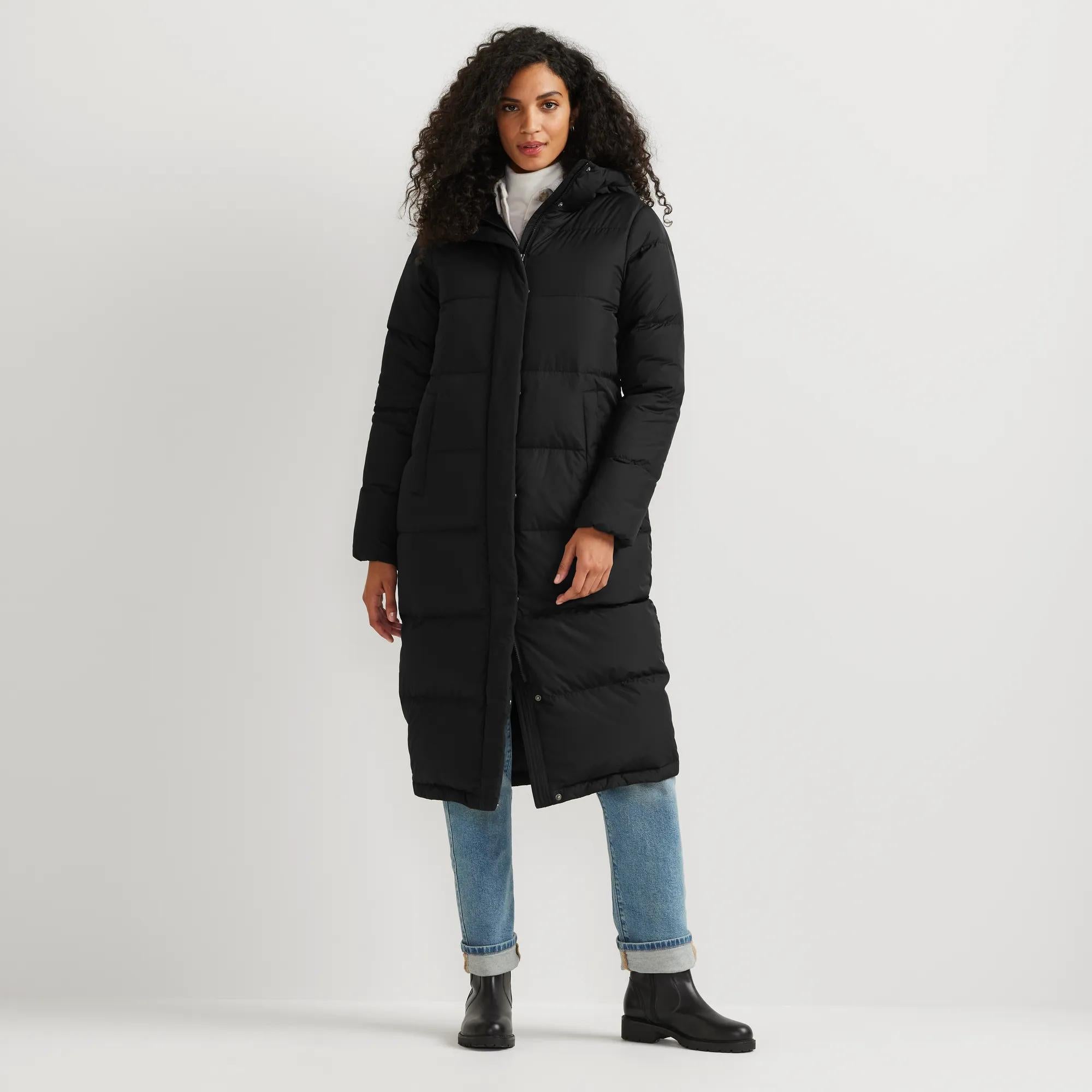 Women's Ketchum Down Hooded Duffle Coat - Image 6