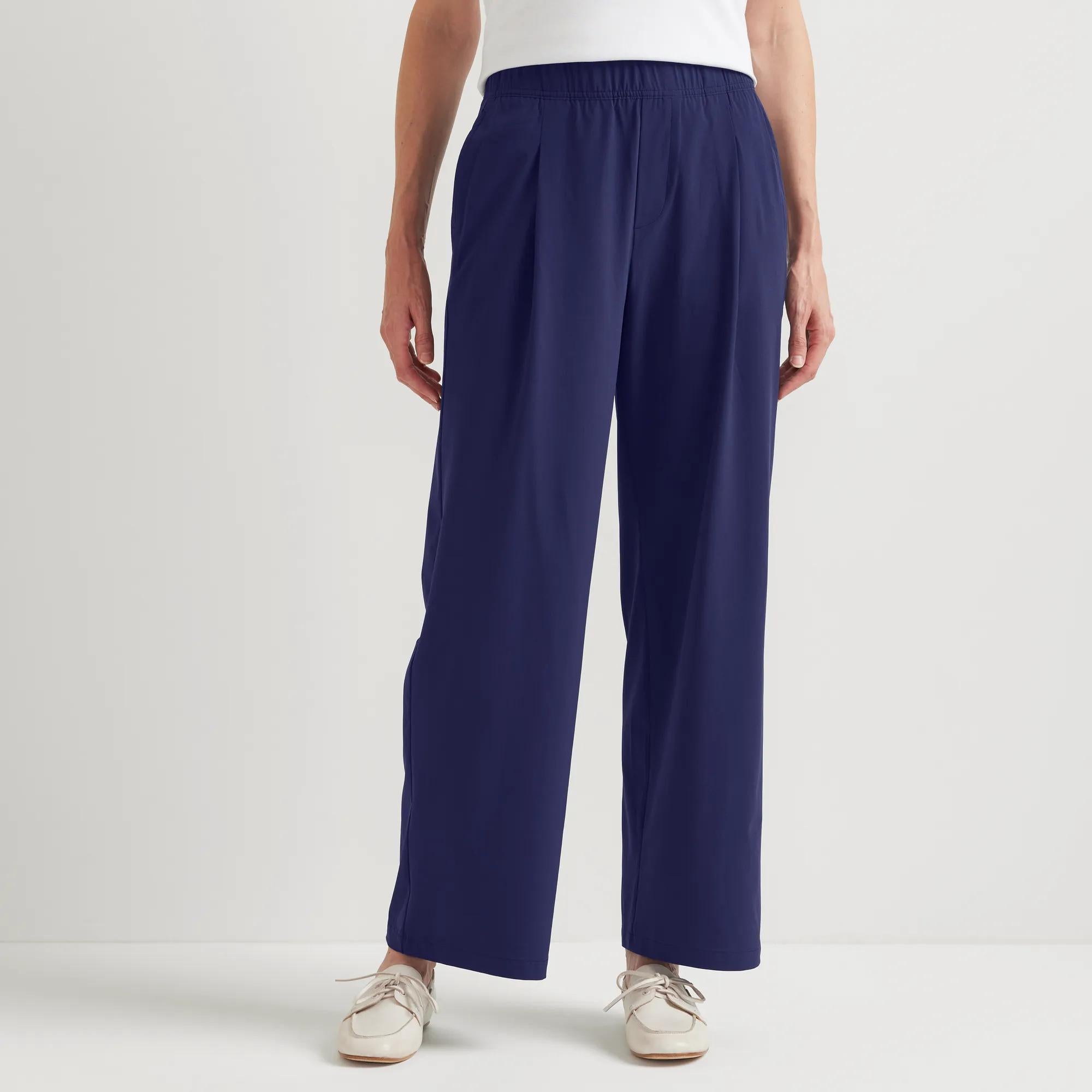 Women's Departure High-Rise Wide Leg Travel Pants - Image 4