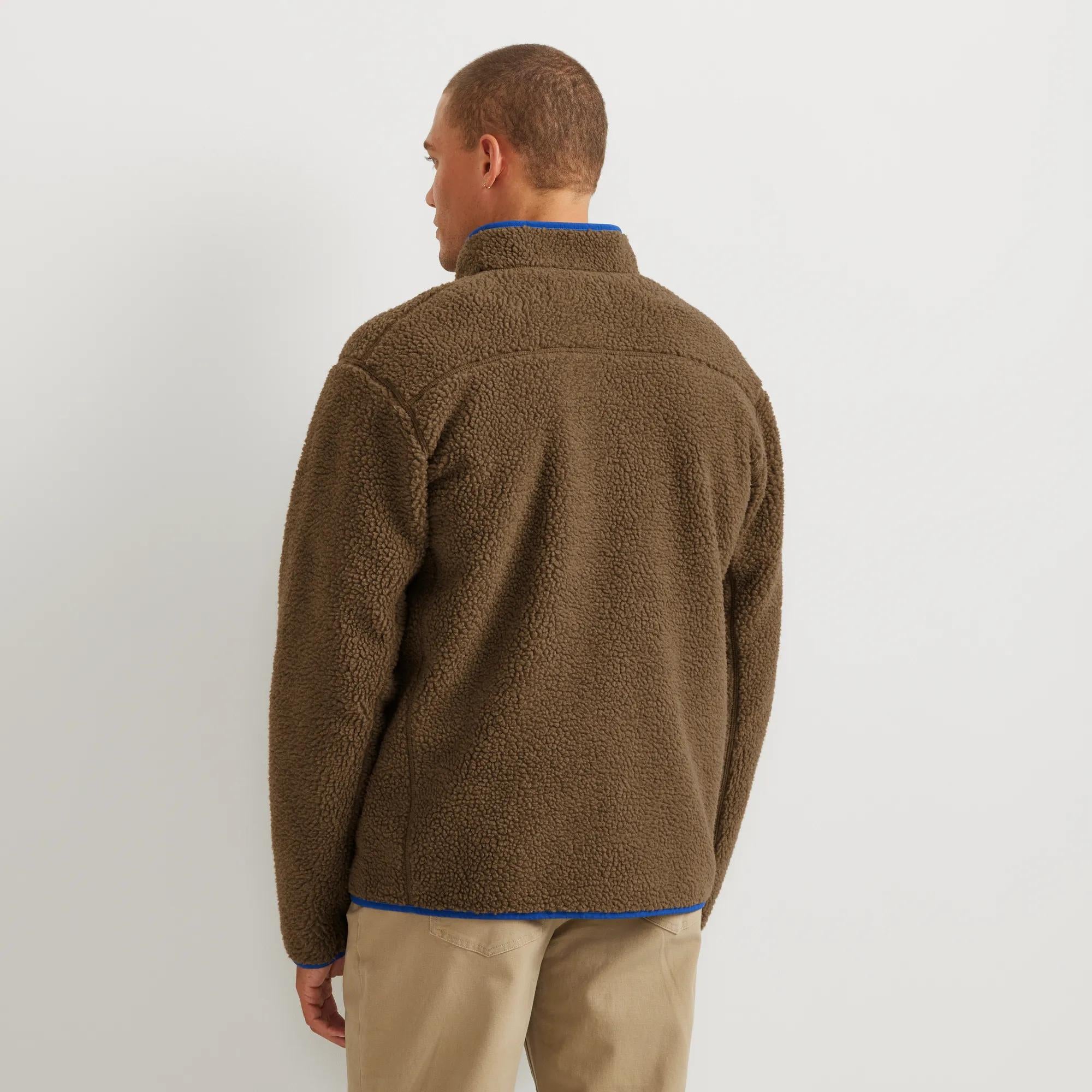 Men's Chilali Faux Shearling Fleece Jacket - Image 6