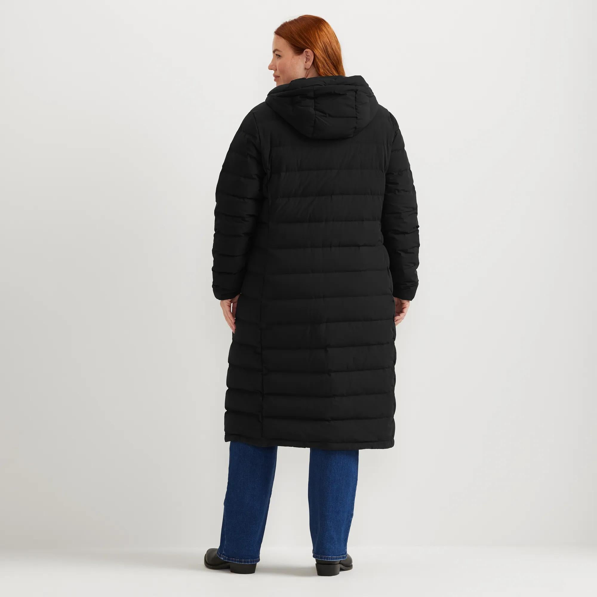 Women's EB Stretch Down Hooded Duffle Coat - Image 9