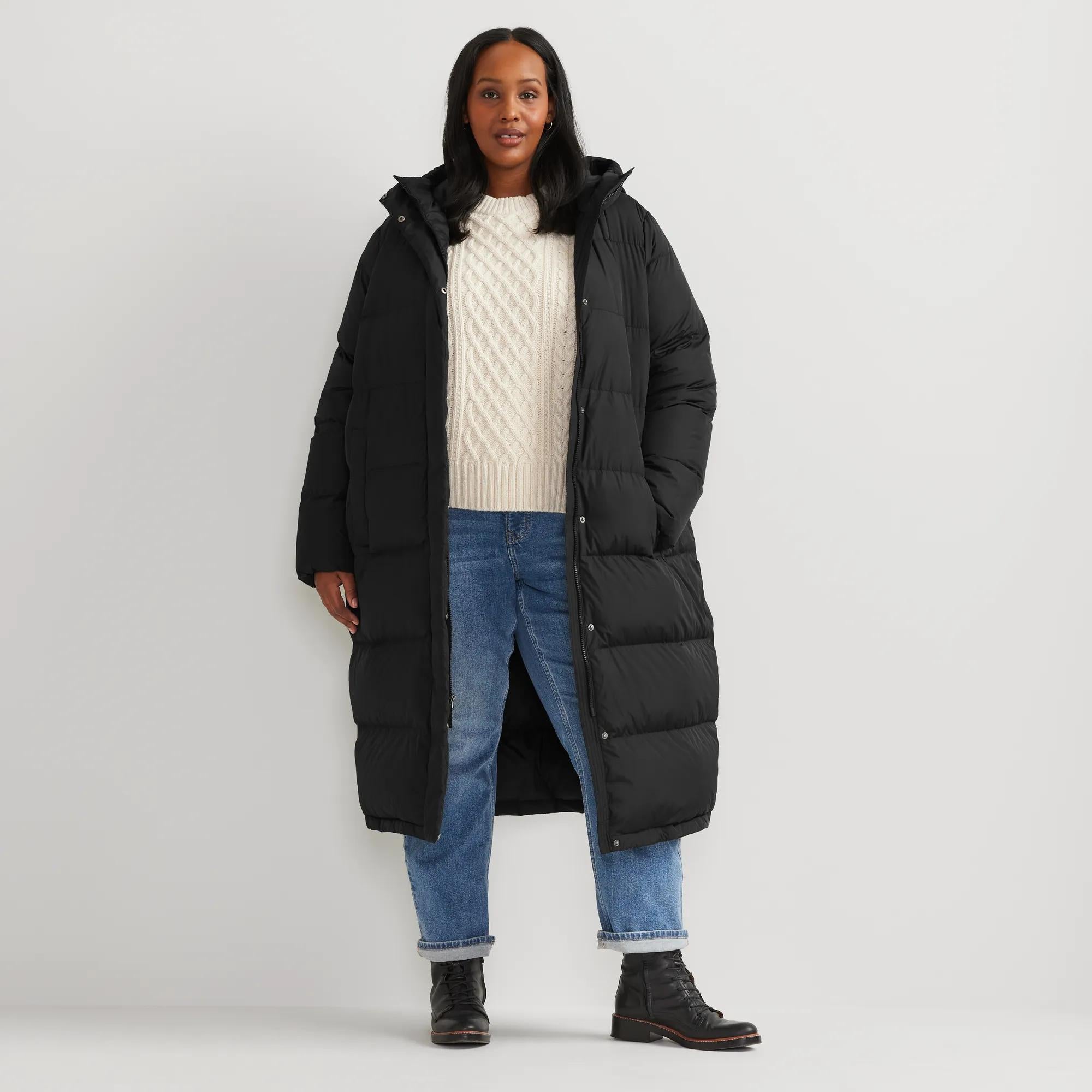 Women's Ketchum Down Hooded Duffle Coat - Image 2