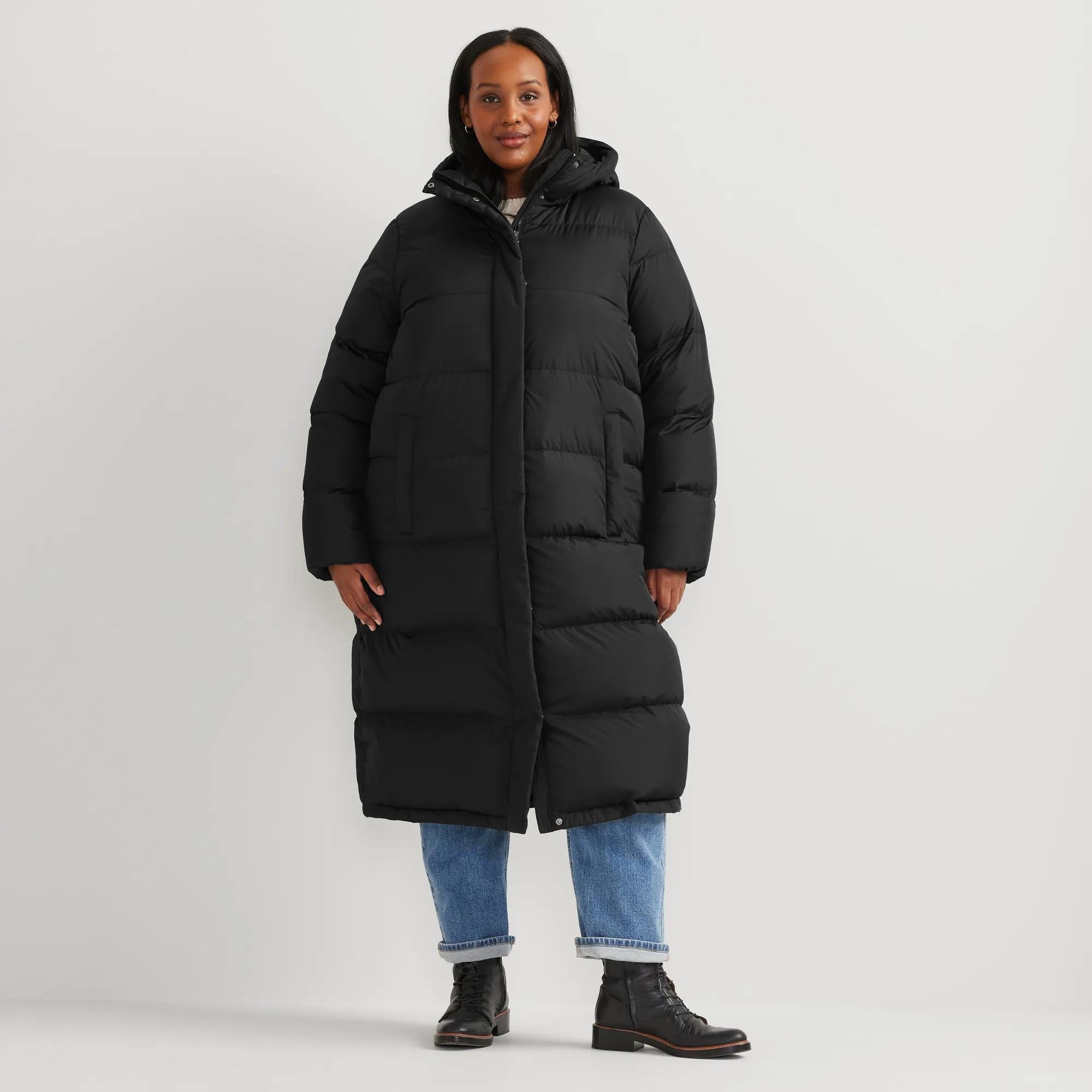 Women's Ketchum Down Hooded Duffle Coat - Image 4