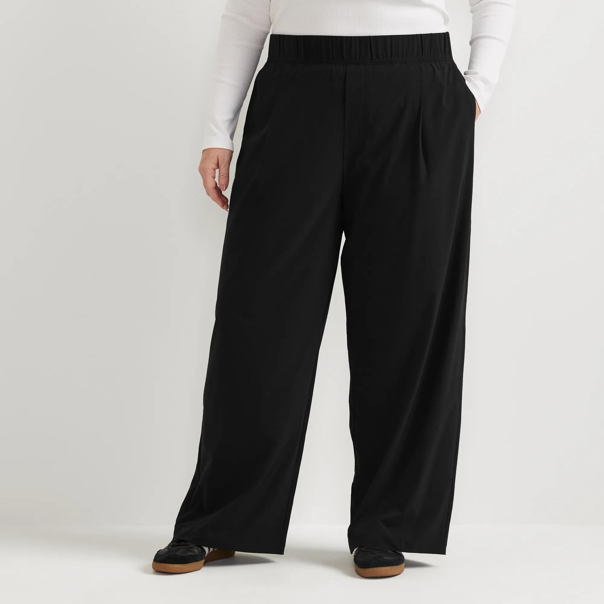 Women's Departure High-Rise Wide Leg Travel Pants - Image 9