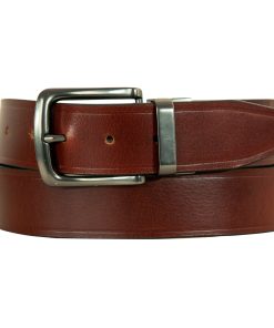 Men's Smooth Leather Reversible Belt