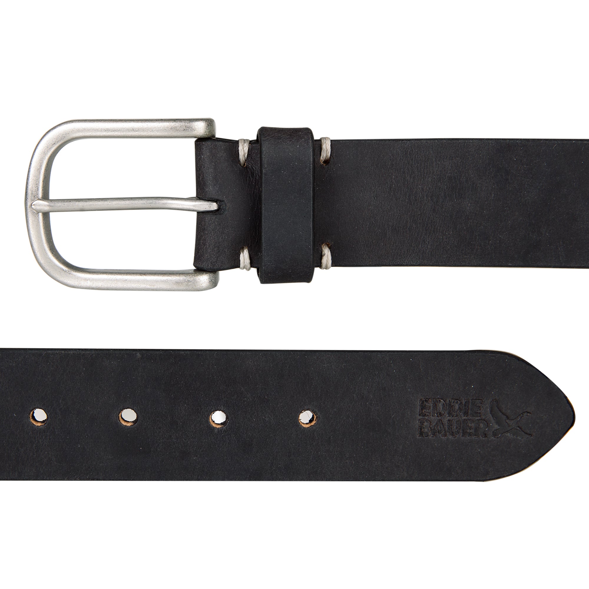 Men's Hand Tacked Leather Jean Belt - Image 2