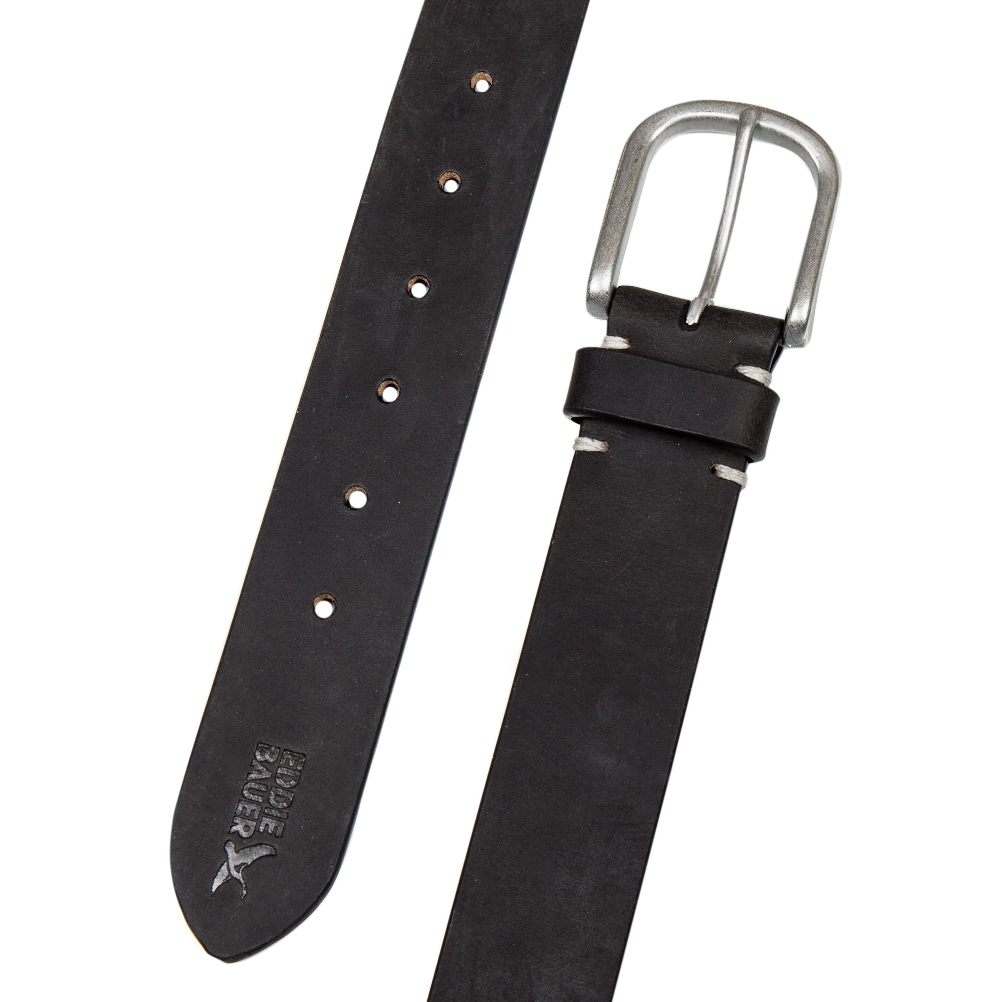 Men's Hand Tacked Leather Jean Belt - Image 4