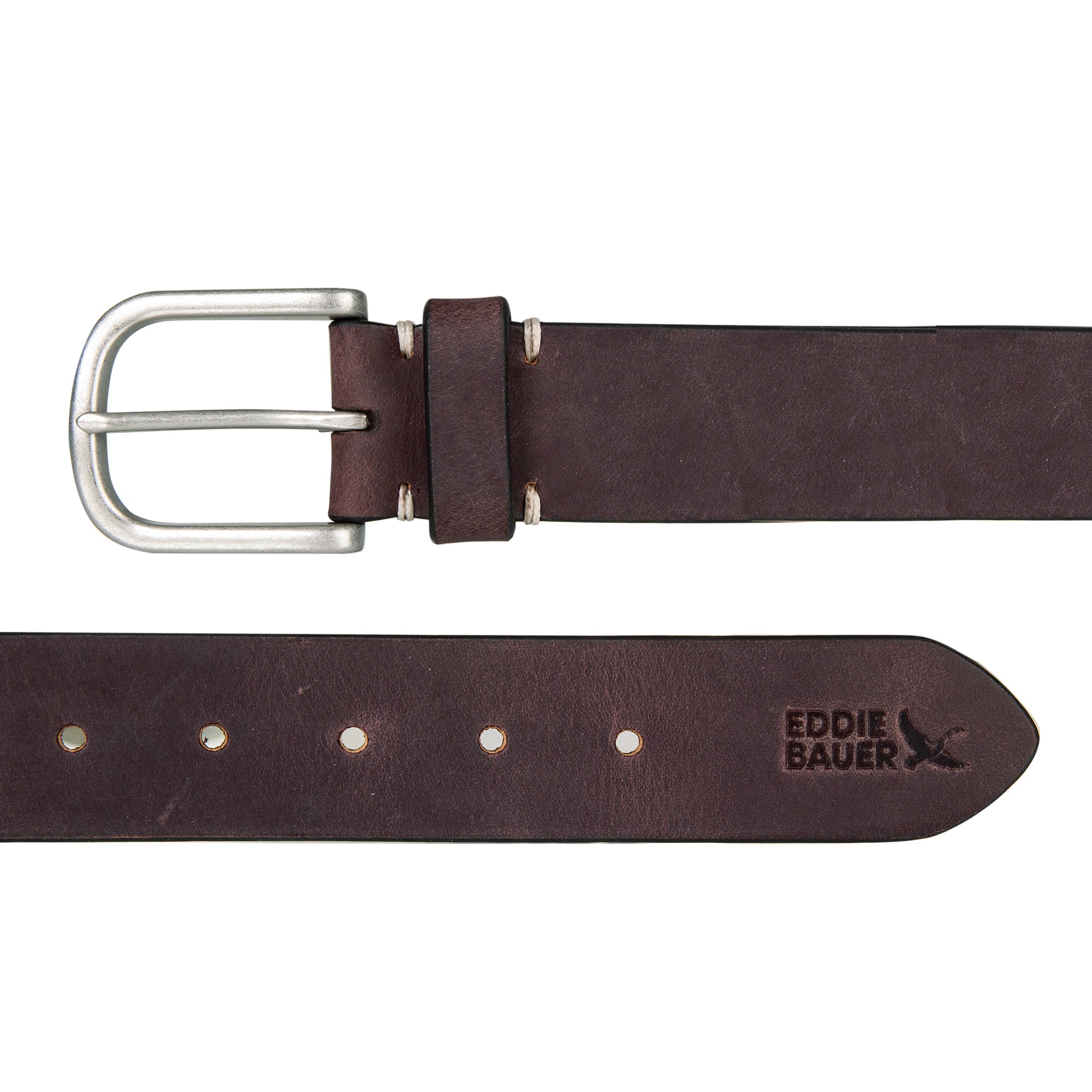 Men's Hand Tacked Leather Jean Belt - Image 7