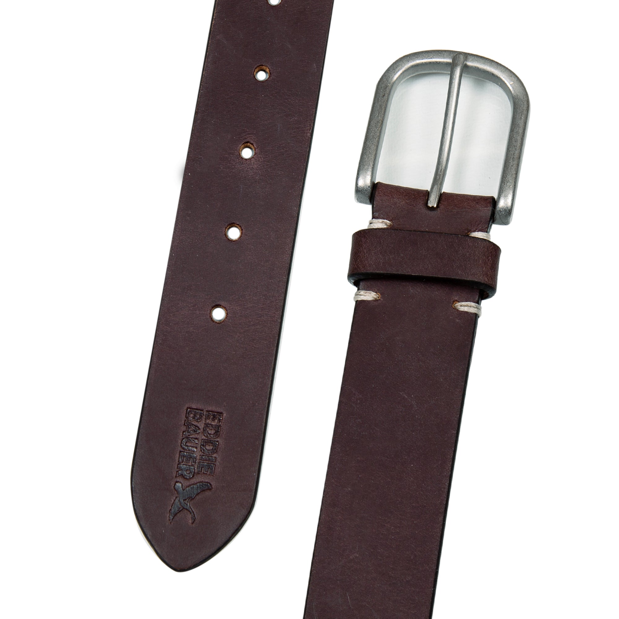 Men's Hand Tacked Leather Jean Belt - Image 9