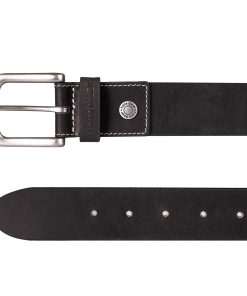 Alternative view of Men's Bridle Leather Belt With Nickel Finish Buckle