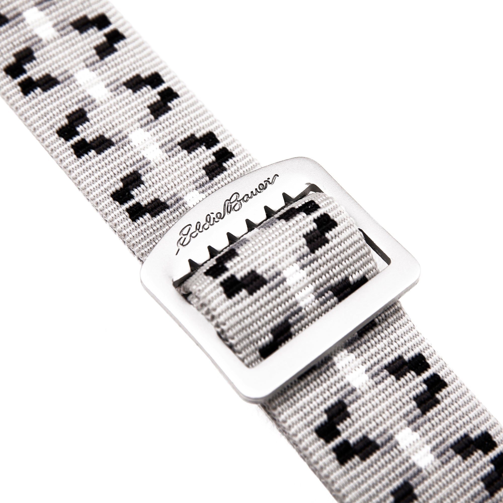 Women's Cascade Webbing Belt With Engraved Metal Buckle - Image 5