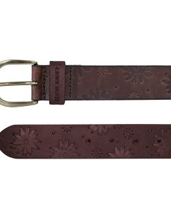 Alternative view of Women's Floral Tooled Leather Belt