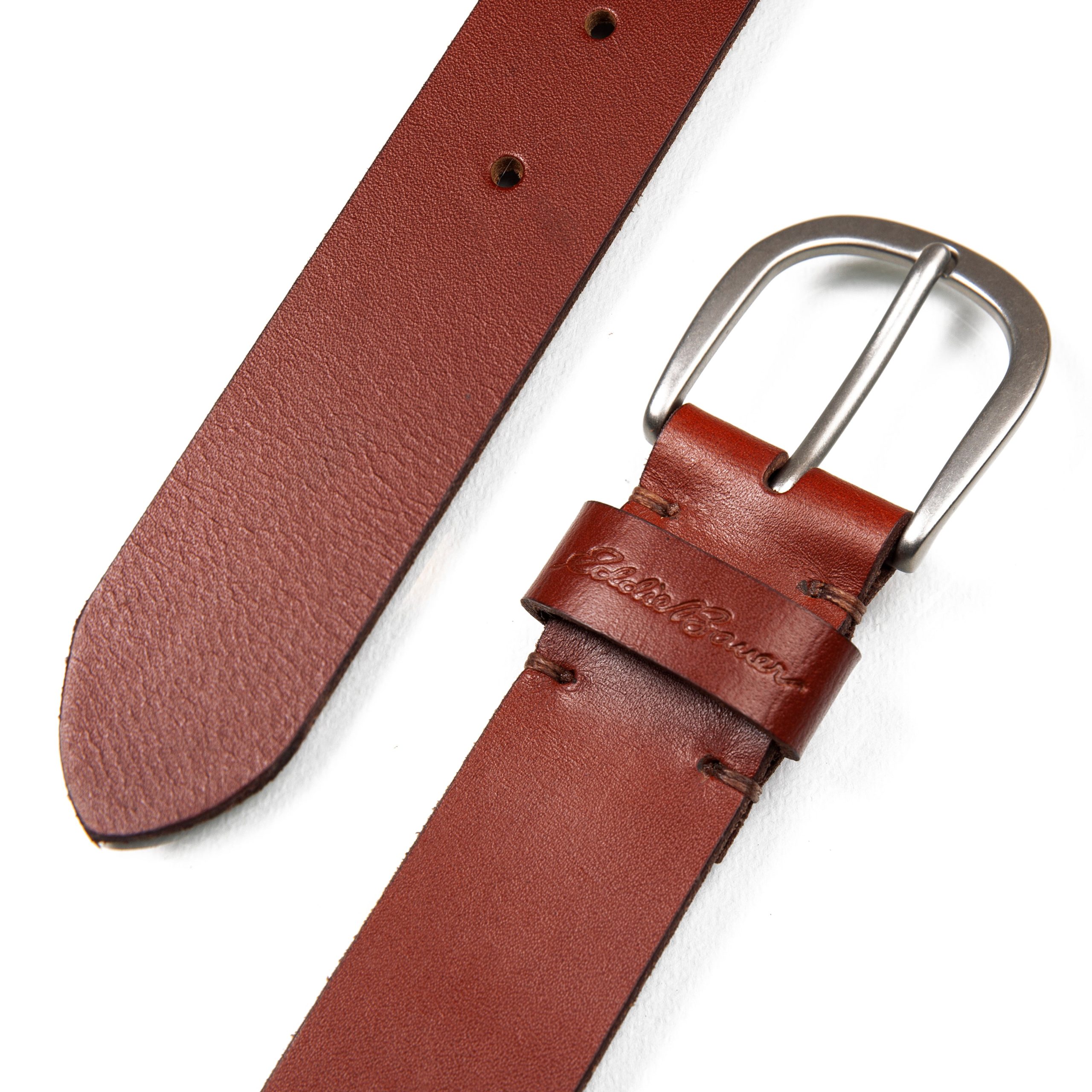 Women's Center Lacing Detailed Leather Belt - Image 8