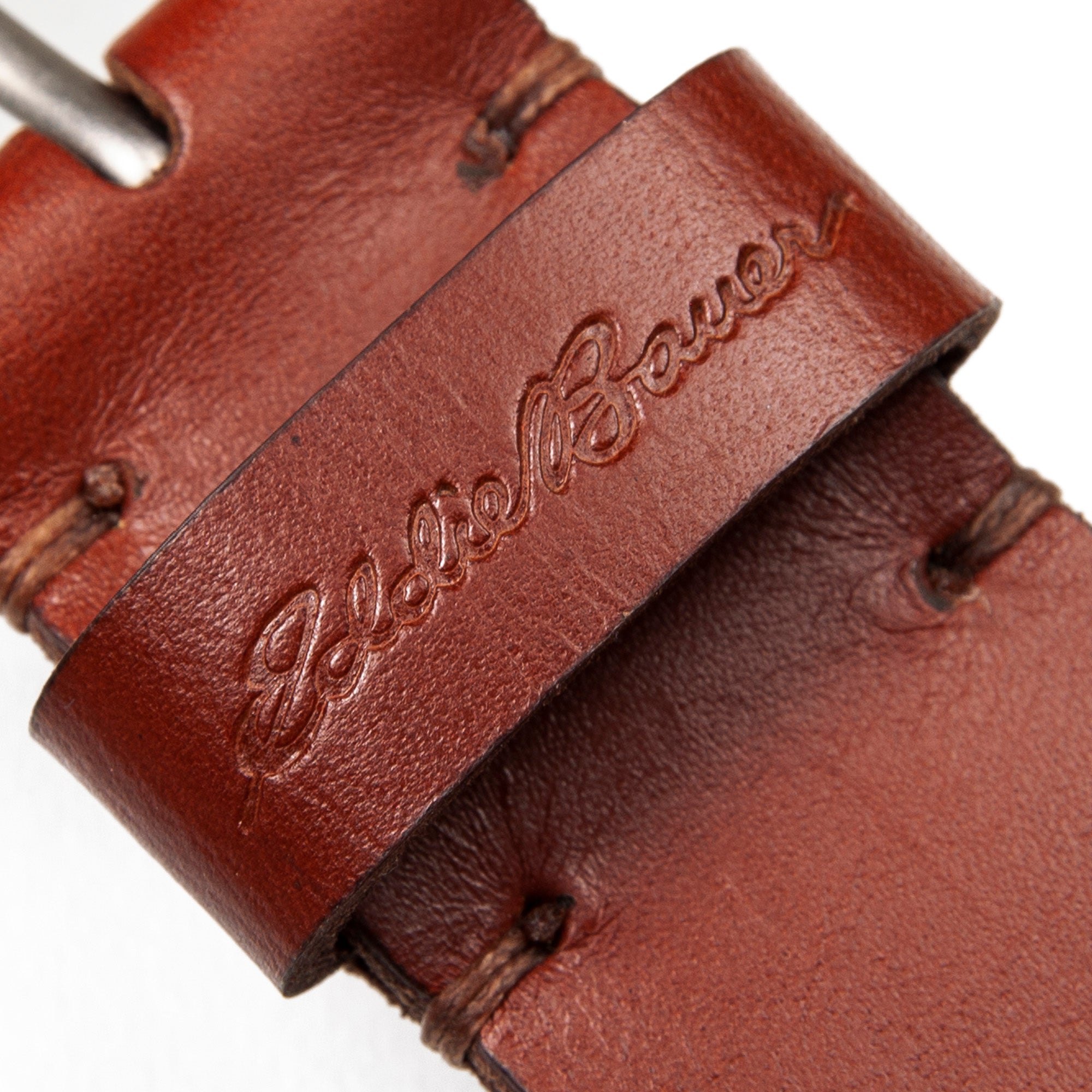 Women's Center Lacing Detailed Leather Belt - Image 9