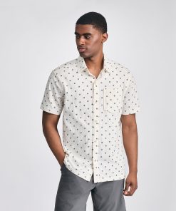 Men's Knit Baja Pocket Button-Up Shirt
