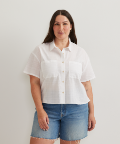 Alternative view of Women's Destination Utility Shirt - White